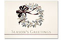 Season's Greetings Foil Wreath